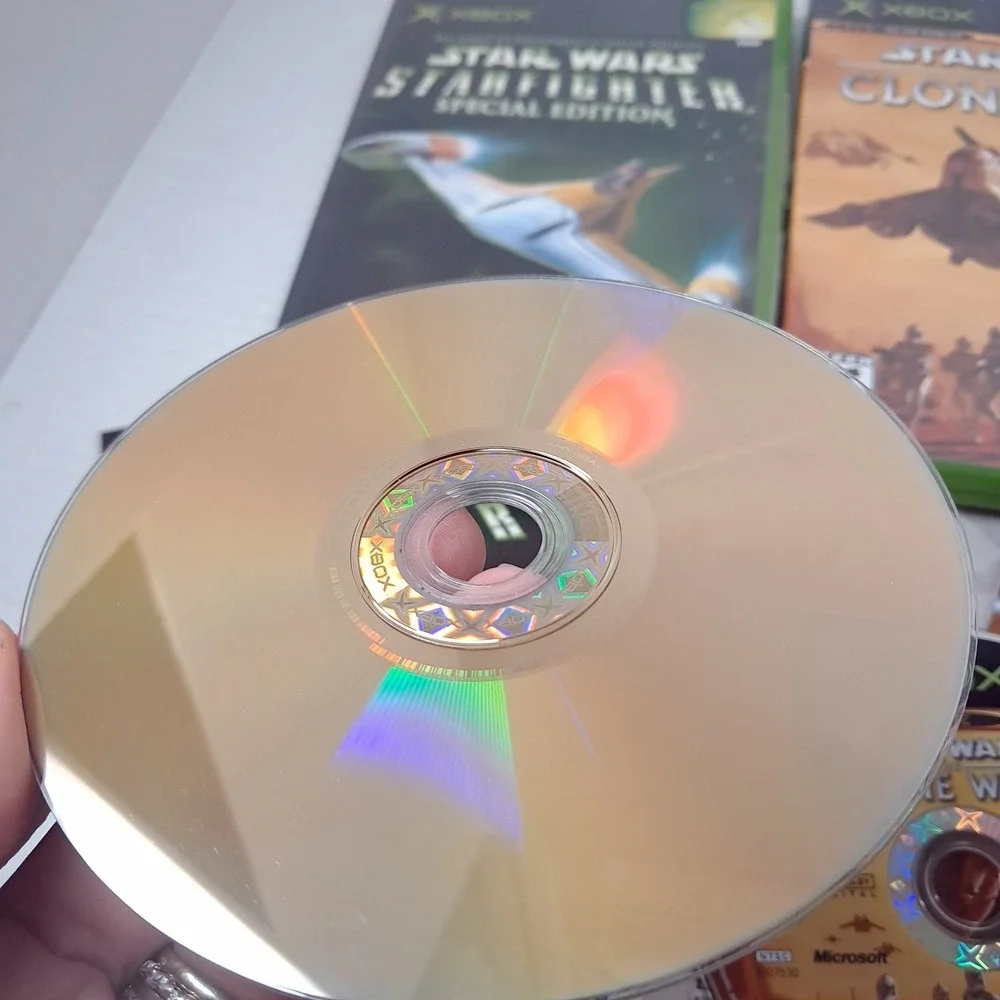 Xbox Star Wars Starfighter‎ Special Edition & Clone Wars Live enabled w/ manual